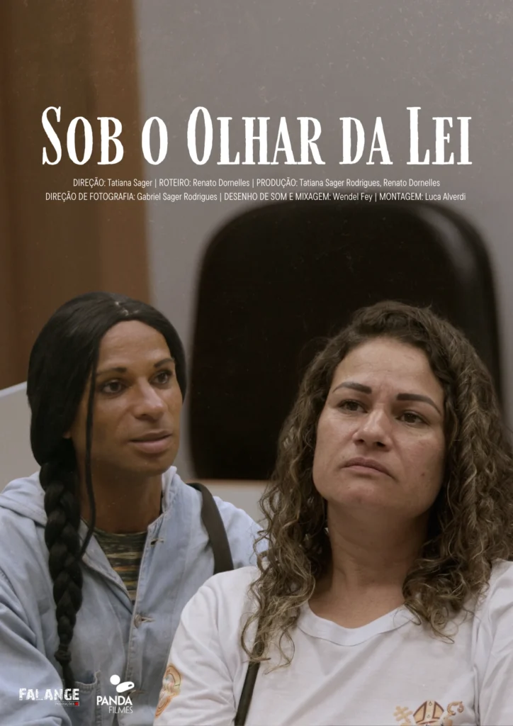 Cartaz oficial do filme Sob o Olhar da Lei